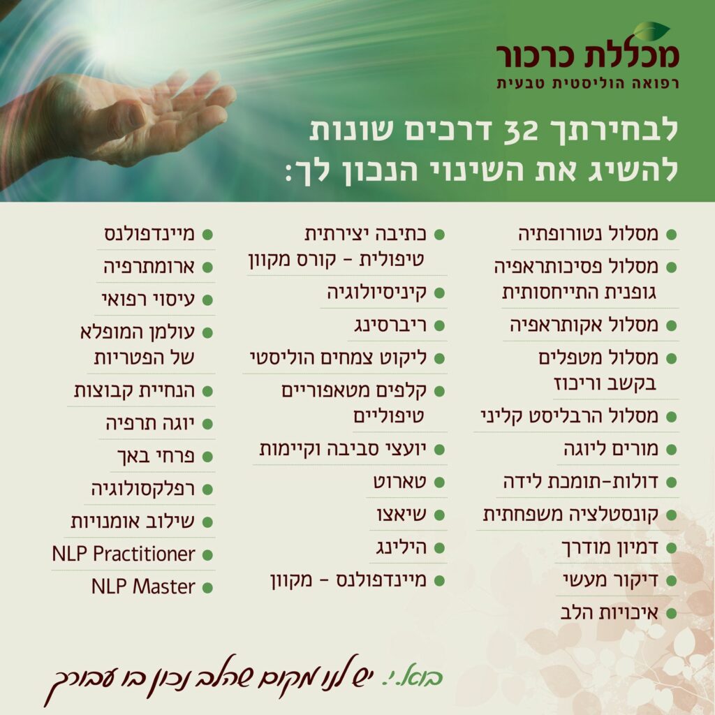 32 תכניות ומסלולים